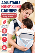 Adjustable Baby Sling Carrier – Breathable Mesh Baby Holder