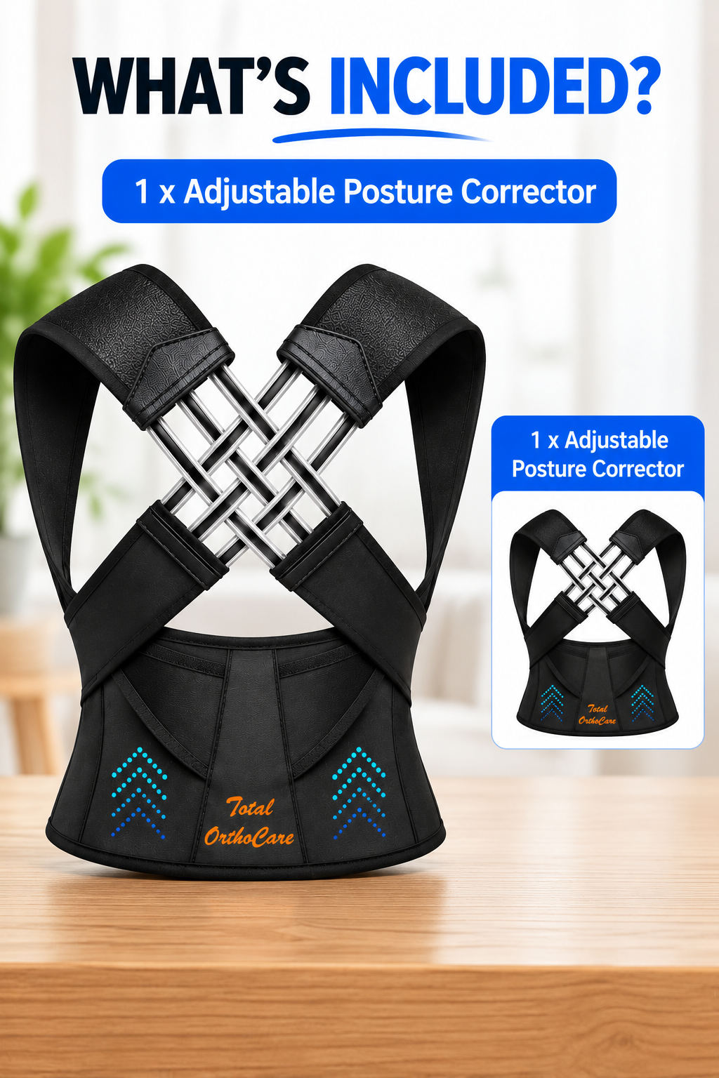 Adjustable Posture Corrector for Men & Women – Back & Shoulder Support Belt