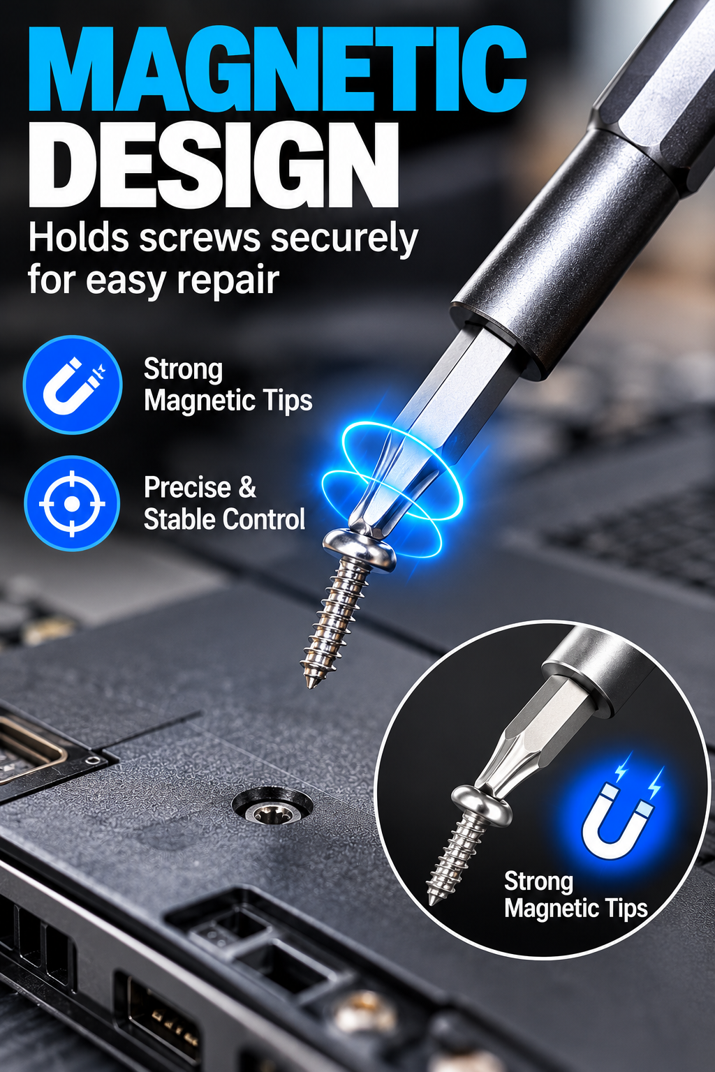 24-in-1 Precision Screwdriver Set – Magnetic Mini Repair Tool Kit