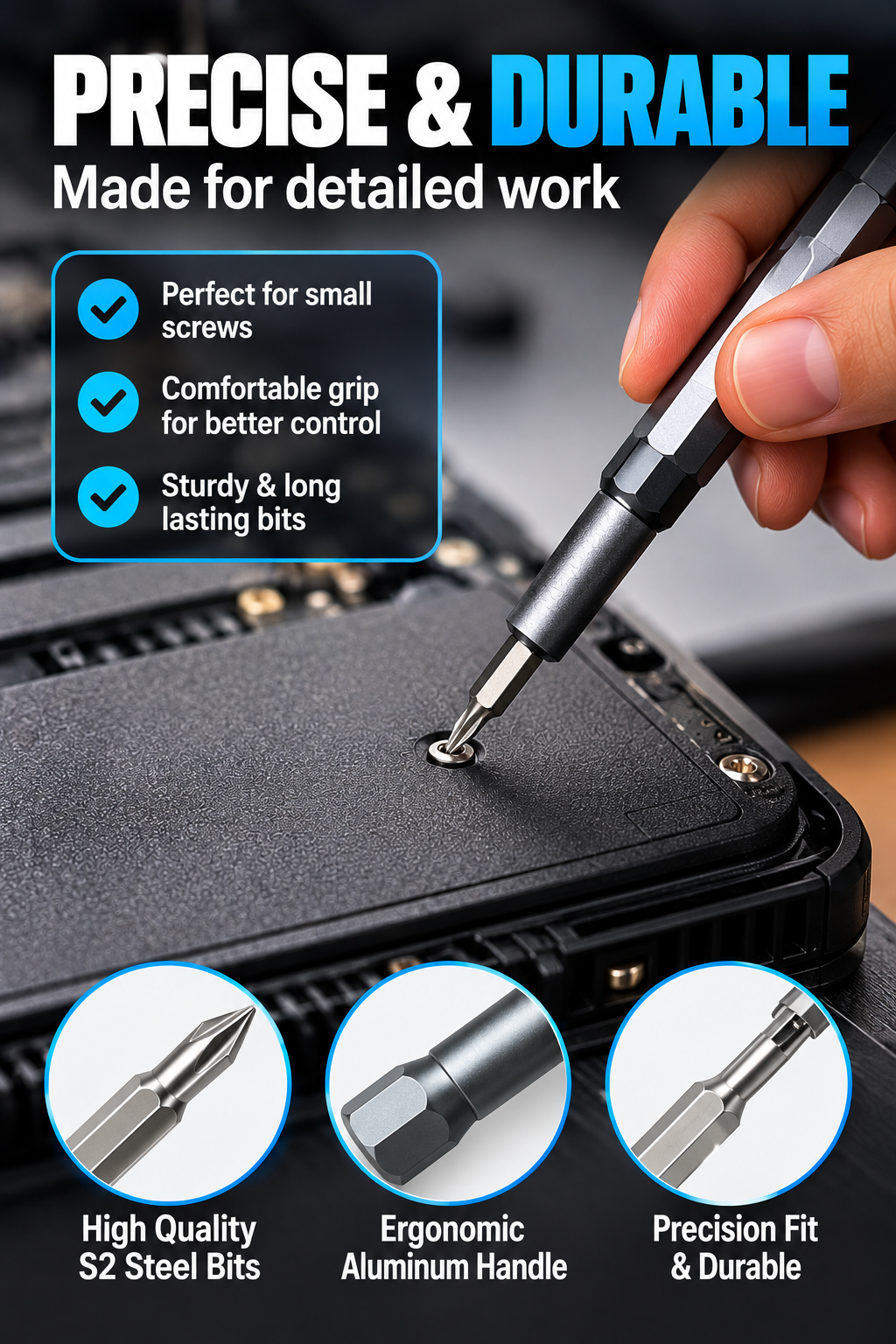 24-in-1 Precision Screwdriver Set – Magnetic Mini Repair Tool Kit