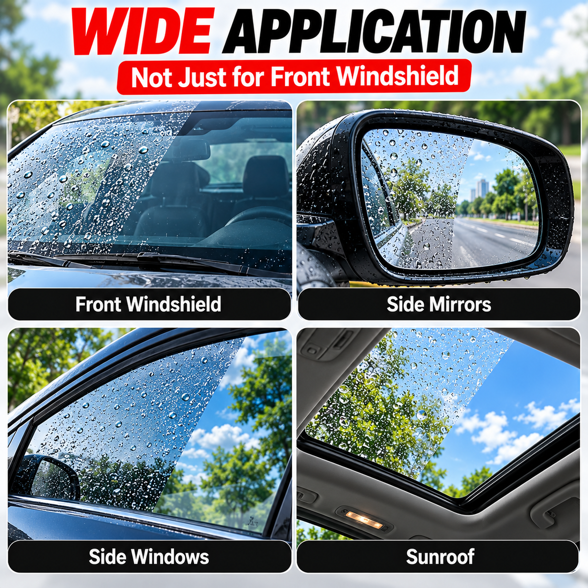 Car Windshield Oil Film Remover & Glass Cleaning Brush